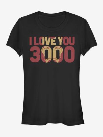 ZOOT.Fan Marvel Iron Man I Love You 3000 Koszulka Czarny