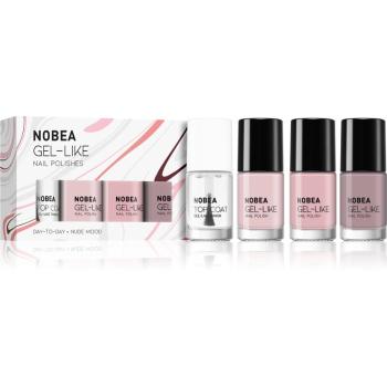 NOBEA Day-to-Day Deep Dream Set zestaw lakierów do paznokci Nude mood