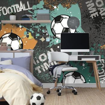 Samoprzylepna tapeta futbolowa piłka w nowoczesnym stylu - 150x100