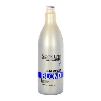 Stapiz Sleek Line Blond 1000 ml szampon do włosów dla kobiet uszkodzony flakon