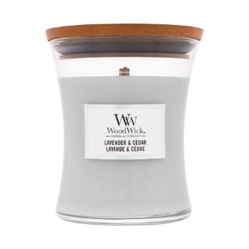 WoodWick Lavender & Cedar 275 g świeczka zapachowa unisex