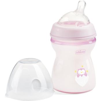 Chicco Natural Feeling Girl butelka dla noworodka i niemowlęcia 2m+ 250 ml