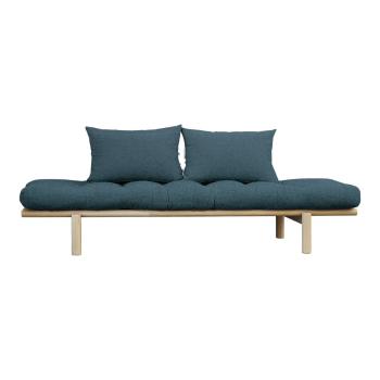 Sofa z ciemnoniebieskim pokryciem Karup Design Pace Natural/Deep Blue
