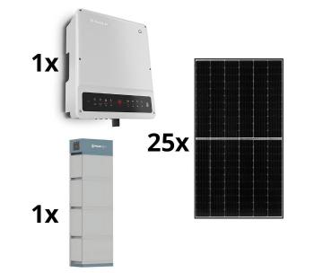 Zestaw solarny GOODWE-10kWp JINKO+10kW GOODWE h. przetwornica 3p+14,2 kWh bateria PYLONTECH H2