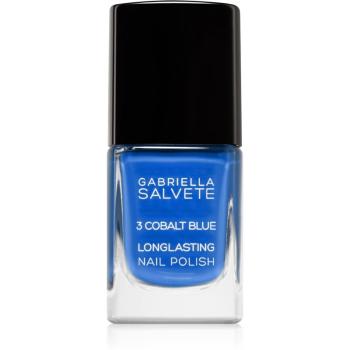 Gabriella Salvete Longlasting Enamel lakier do paznokci o dużej trwałości z wysokim połyskiem odcień 03 Cobalt Blue 11 ml