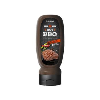 BODY ATTACK Hot BBQ Sauce - 320ml 0 KCALZdrowa Żywność > Pozostałe