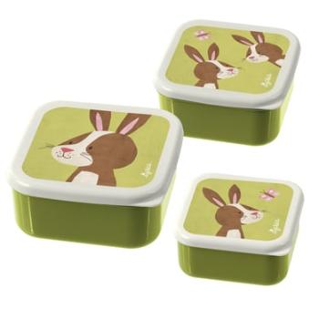 sigikid ® Snackboxes Zestaw 3 króliczków Forest