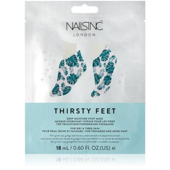 Nails Inc. Thirsty Feet maseczka nawilżająca do nóg 18 ml