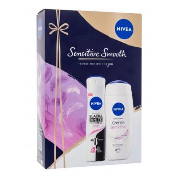 Nivea Sensitive Smooth zestaw Żel pod prysznic 250 ml + antyperspirant 150 ml dla kobiet Uszkodzone pudełko
