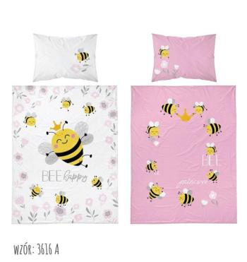 Pościel do łóżko bawełna, Pszczółki przyjaciółki