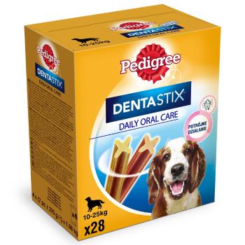 PEDIGREE DentaStix (średnie rasy) przysmak dentystyczny dla psów 28 szt 4x180g