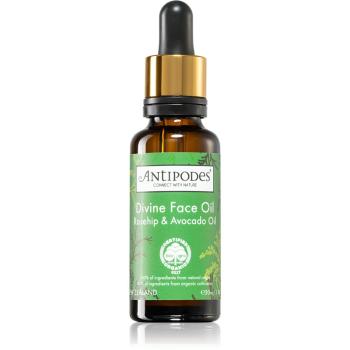 Antipodes Divine Face Oil Rosehip & Avocado Oil serum ochronne przeciw pierwszym oznakom starzenia skóry 30 ml