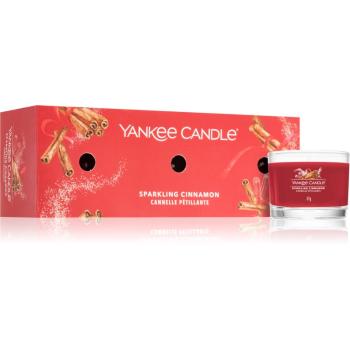 Yankee Candle Sparkling Cinnamon świąteczny zestaw prezentowy