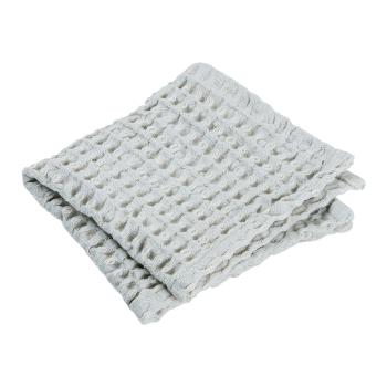 Zestaw 2 jasnoniebieskich bawełnianych ręczników Blomus Micro Chip, 30x30 cm