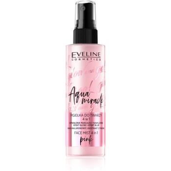 Eveline Cosmetics Glow & Go spray nawilżający 4 v 1 02 Pink 110 ml