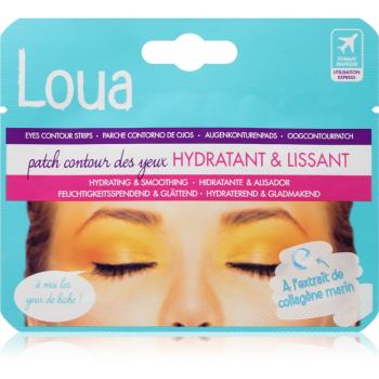 Loua Eyes Contour Strips Hydrating & Smoothing maska do oczu w postaci plastrów 5 ml