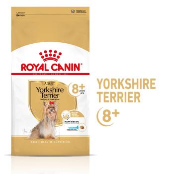 ROYAL CANIN Yorkshire Terrier 8+ Adult 0,5 kg karma sucha dla dojrzałych psów rasy yorkshire terrier, powyżej 8 roku życia