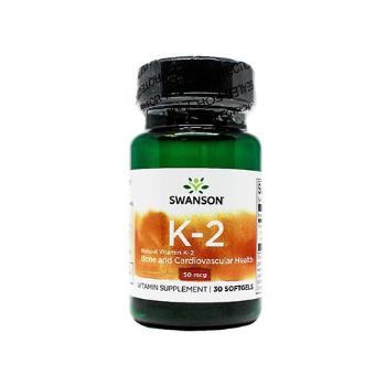 SWANSON Vitamin K-2 50mcg - 30softgelsWitaminy i minerały > Witamina K