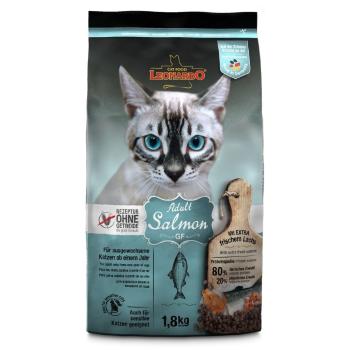 LEONARDO Adult Salmon bezzbożowa sucha karma z łososiem dla dorosłych kotów 7,5 kg
