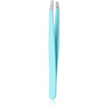 DuKaS Solista 184 pęseta z ukośną końcówką Stainless Turquoise 9,5 cm