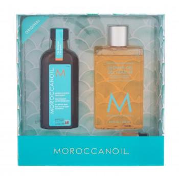 Moroccanoil Treatment zestaw Olejek do włosów 100 ml + Żel pod prysznic Fragrance Originale 250 ml + Pompka dla kobiet Uszkodzone pudełko