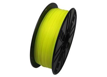 GEMBIRD Filament  PLA, 1,75mm, 1kg, fluorescencyjny, żółty