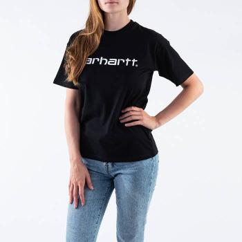 Koszulka Carhartt WIP S/S Script T-Shirt I028442 BLACK/WHITE