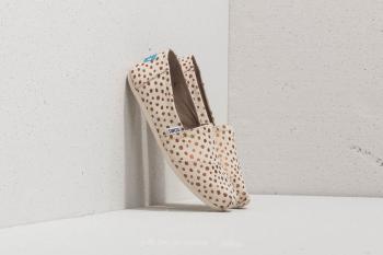TOMS Wmn Classic Rose Gold/ Natural Canvas Dots