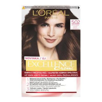 L'Oréal Paris Excellence Creme Triple Protection 48 ml farba do włosów dla kobiet 5,02 Light Brown