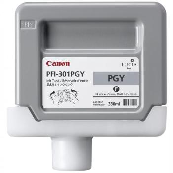 Canon originální ink PFI301PGY, photo grey, 330ml, 1496B001, Canon iPF-8000, 9000