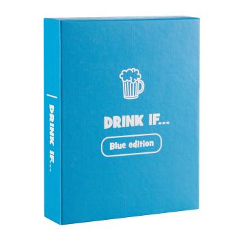Spielehelden Drink if... Blue Edition/Wypij, kiedy... edycja niebieska, gra alkoholowa, 100+ pytań, liczba graczy: 2+, wiek: od 18 lat, język angielski