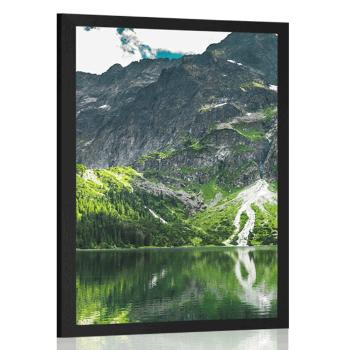 Plakat Morskie oko w Tatrach - 20x30 white