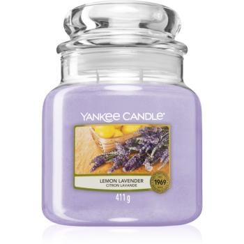 Yankee Candle Lemon Lavender świeczka zapachowa Classic mała 411 g