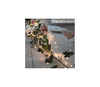 Eglo 411324 - LED Łańcuch bożonarodzeniowy DEW DROP 360xLED 2m ciepła biel