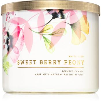 Bath & Body Works Sweet Berry Peony świeczka zapachowa 411 g