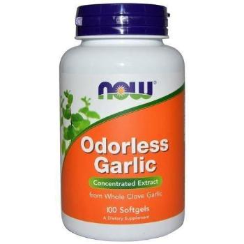 NOW Odorless Garlic - 100soft gelsZdrowie i uroda > Odporność