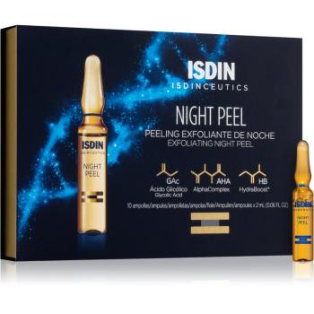 ISDIN Isdinceutics Night Peel serum peelingujące o działaniu złuszczającym w ampułkach 10x2 ml