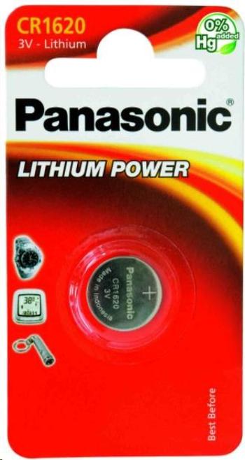 Bateria litowa PANASONIC (przycisk) CR-1620EL / 1B 3V (blister 1szt)
