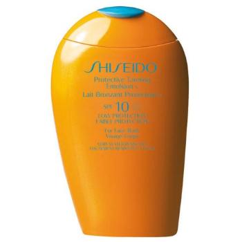 Shiseido Protective Tanning SPF10 150 ml preparat do opalania ciała dla kobiet Uszkodzone pudełko