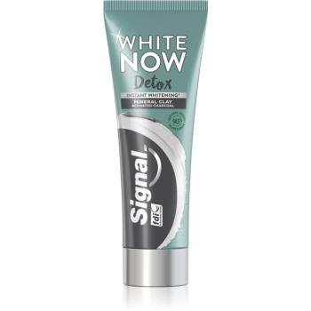 Signal White Now Detox Charcoal wybielająca pasta do zębów z aktywnym węglem 75 ml