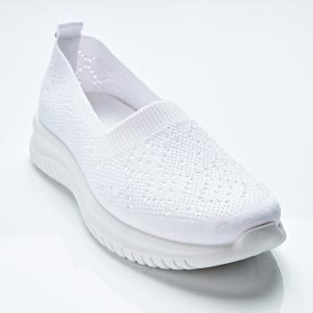 Materiałowe buty Josy - białe - Rozmiar 40