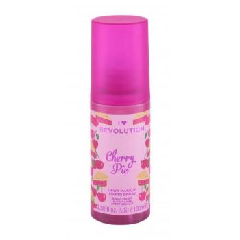Makeup Revolution London I Heart Revolution Fixing Spray Cherry Pie 100 ml utrwalacz makijażu dla kobiet