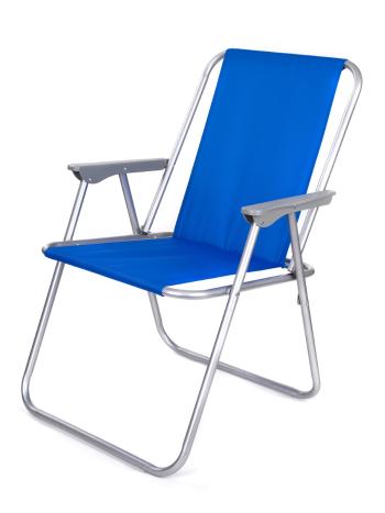 Krzesło plażowe - niebieski - Rozmiar nośność 80kg