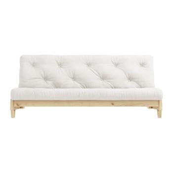 Sofa rozkładana z jasnobeżowym pokryciem Karup Design Fresh Natural