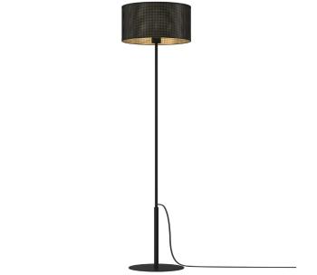 Lampa podłogowa LOFT SHADE 1xE27/60W/230V czarny/złoty