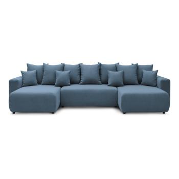 Niebieska sofa w kształcie litery U Envy - Bobochic Paris