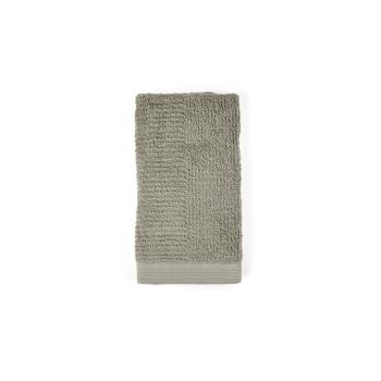Zielonoszary bawełniany ręcznik 100x50 cm Classic − Zone
