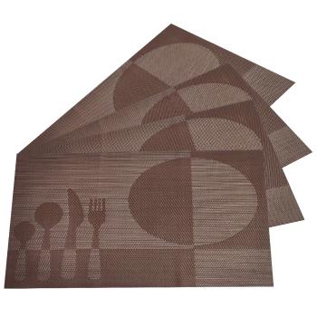 Podkładka stołowa Food brązowy, 30 x 45 cm, zestaw 4 szt.