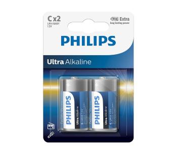 Philips LR14E2B/10 - 2 ks Bateria alkaliczna C ULTRA ALKALINE 1,5V