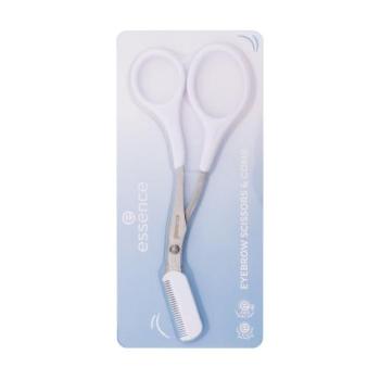 Essence Eyebrow Scissors & Comb 1 szt pielęgnacja rzęs dla kobiet